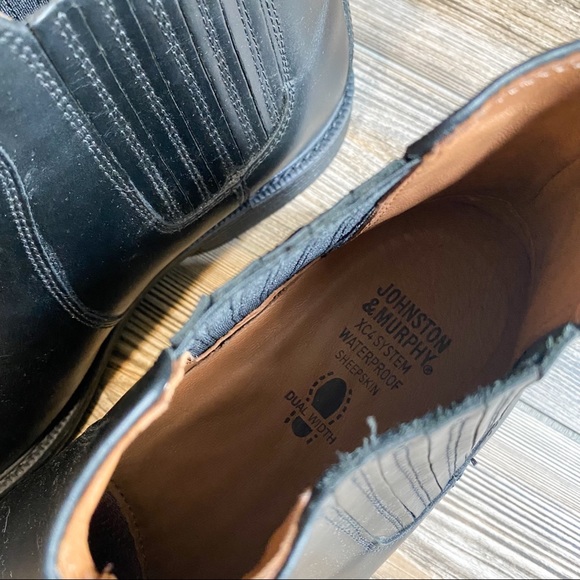 Johnston & Murphy Men’s Cardell Waterproof Chelsea Boot Sz. 9.5M *new condition* - Picture 3 of 4